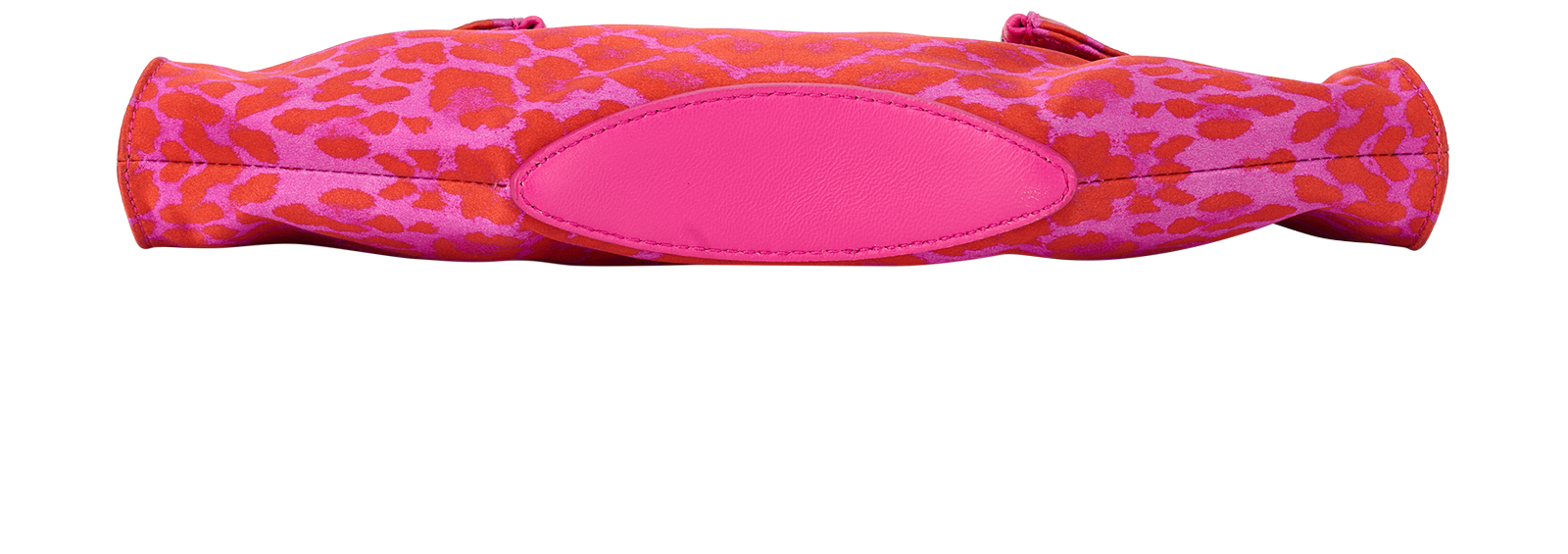 De Manta Clutch, &pound;250, Handbags, Orange/Pink, Leather/Satin, Top view